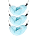 3 Sets Parrots Cage Bird Tent Bed House Hanging Hammock Hamster Nests Small Animals Accessories