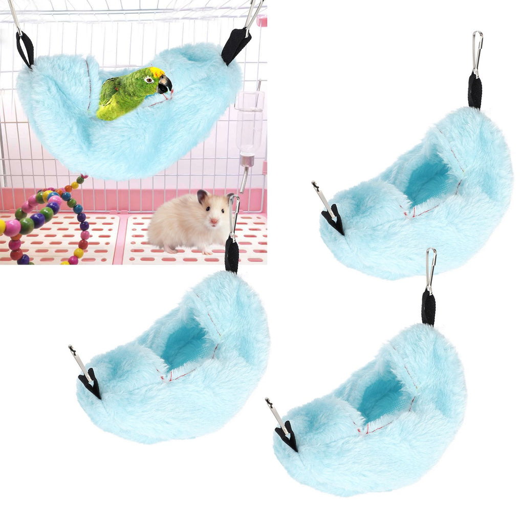 3 Sets Parrots Cage Bird Tent Bed House Hanging Hammock Hamster Nests Small Animals Accessories
