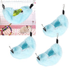 3 Sets Parrots Cage Bird Tent Bed House Hanging Hammock Hamster Nests Small Animals Accessories