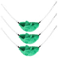 3 Sets Pet Cage Winter Warm Banana Shape Hamster Hammock Bed Hanging House Sleeping NestsGreen
