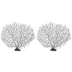 2Pcs Artificial Water Plant Aquarium Decoration Fish Tank Landscaping Simulation Coral Tree