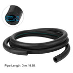 G3/8 3 m Milk Hose Flexible Black Rubber Milking Machine Tube Pipe Livestock Accessory