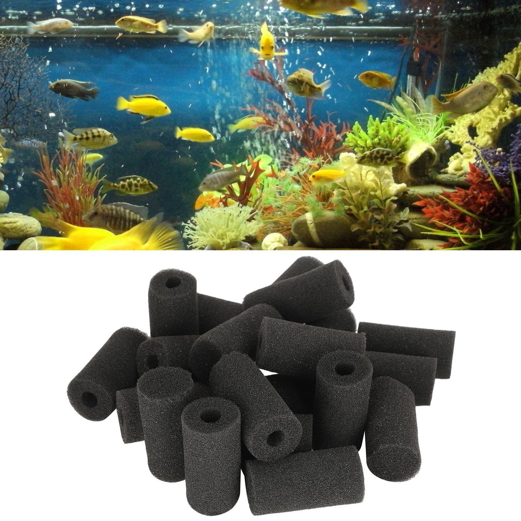 20Pcs Aquarium Fish Tank Water Inlet Sponge Filter Protector Cover Replacement AccessoriesSmall Hole