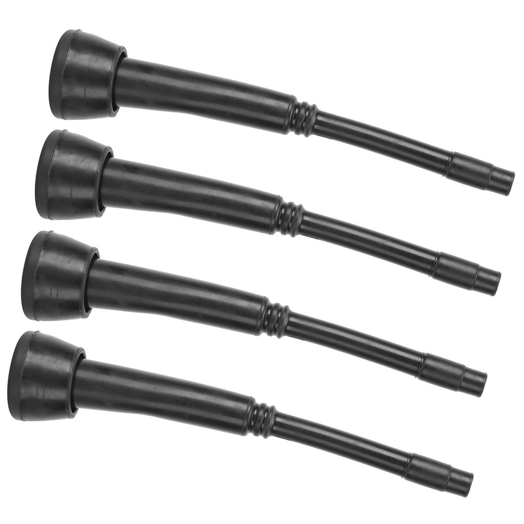 4PCS 00U Milking Machine Liners Black Rubber Teat Cup Liners Accessories for Goat Milker