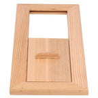 Sauna Air Vent Wooden Rectangle Grille Ventilation Equipment Steam Room Accessory