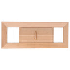 Sauna Air Vent Wooden Rectangle Grille Ventilation Equipment Steam Room Accessory