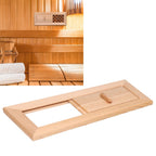 Sauna Air Vent Wooden Rectangle Grille Ventilation Equipment Steam Room Accessory
