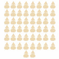 50PCS Double‑Sided Waterproof Bug Fly Stickers Glue Board Flying Insect Glue Traps Catcher