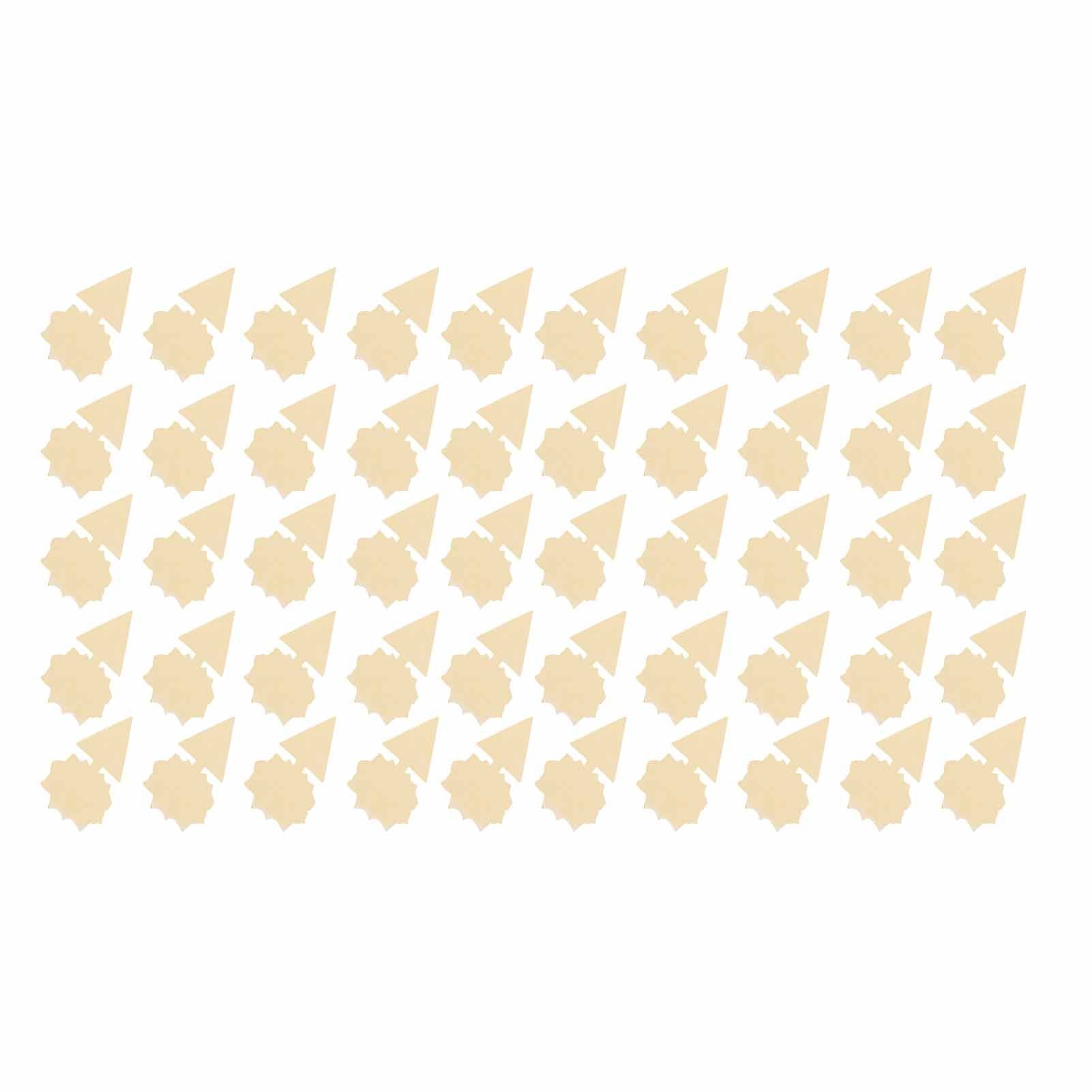 50PCS Double‑Sided Waterproof Bug Fly Stickers Glue Board Flying Insect Glue Traps Catcher