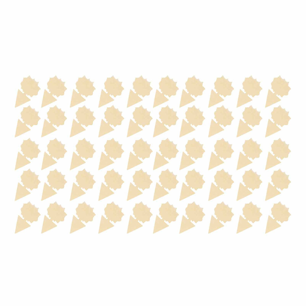 50PCS Double‑Sided Waterproof Bug Fly Stickers Glue Board Flying Insect Glue Traps Catcher