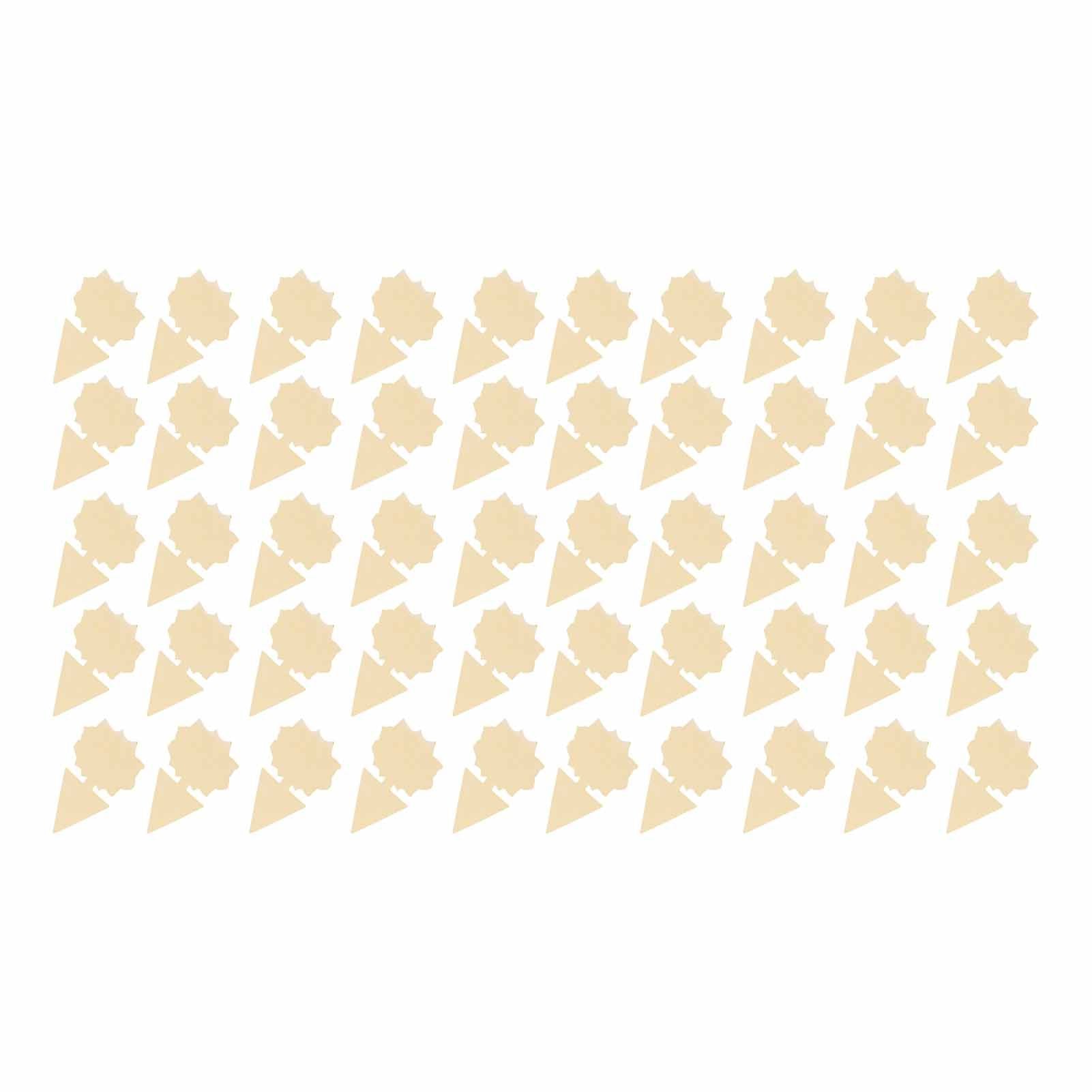 50PCS Double‑Sided Waterproof Bug Fly Stickers Glue Board Flying Insect Glue Traps Catcher