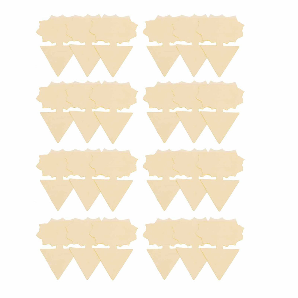 50PCS Double‑Sided Waterproof Bug Fly Stickers Glue Board Flying Insect Glue Traps Catcher