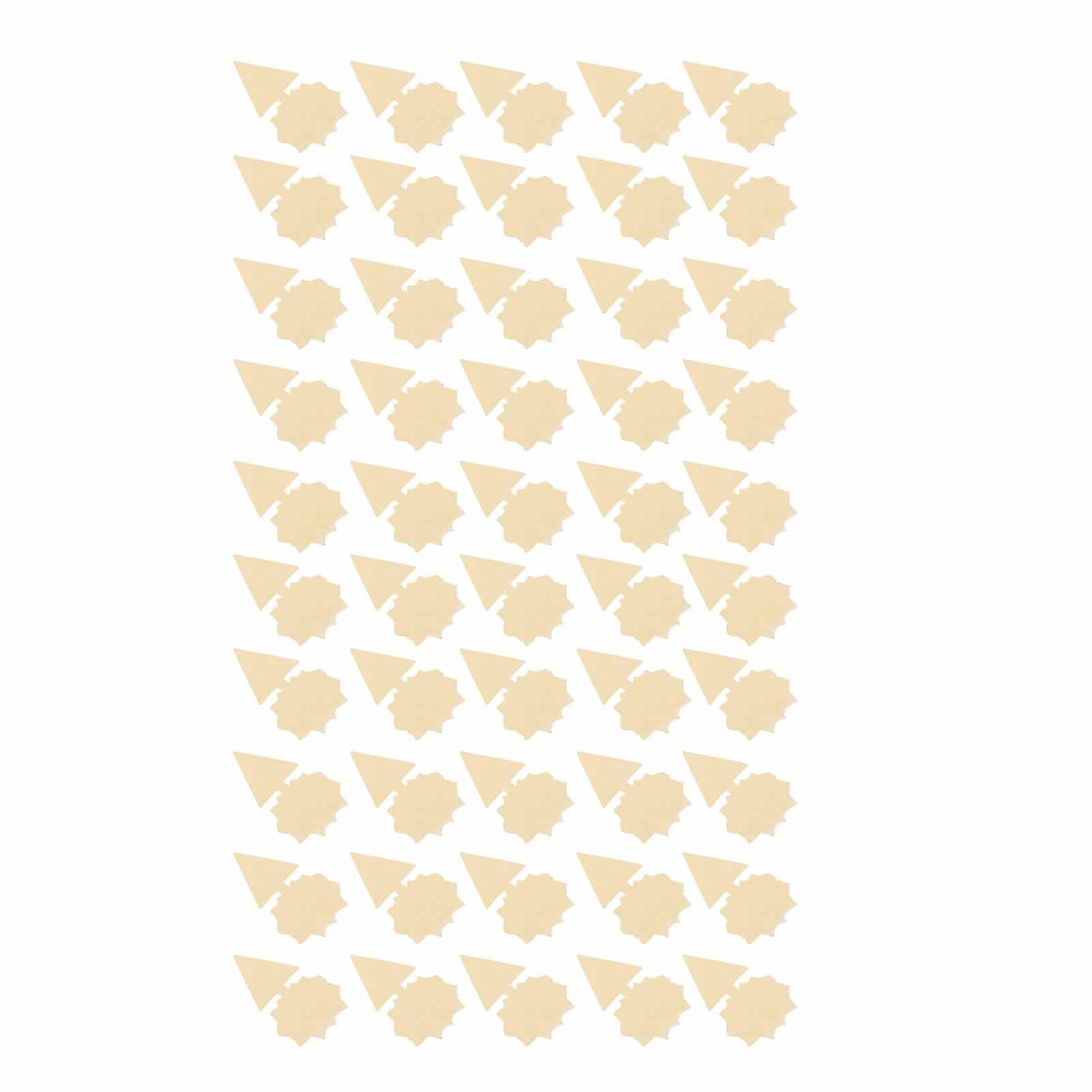 50PCS Double‑Sided Waterproof Bug Fly Stickers Glue Board Flying Insect Glue Traps Catcher