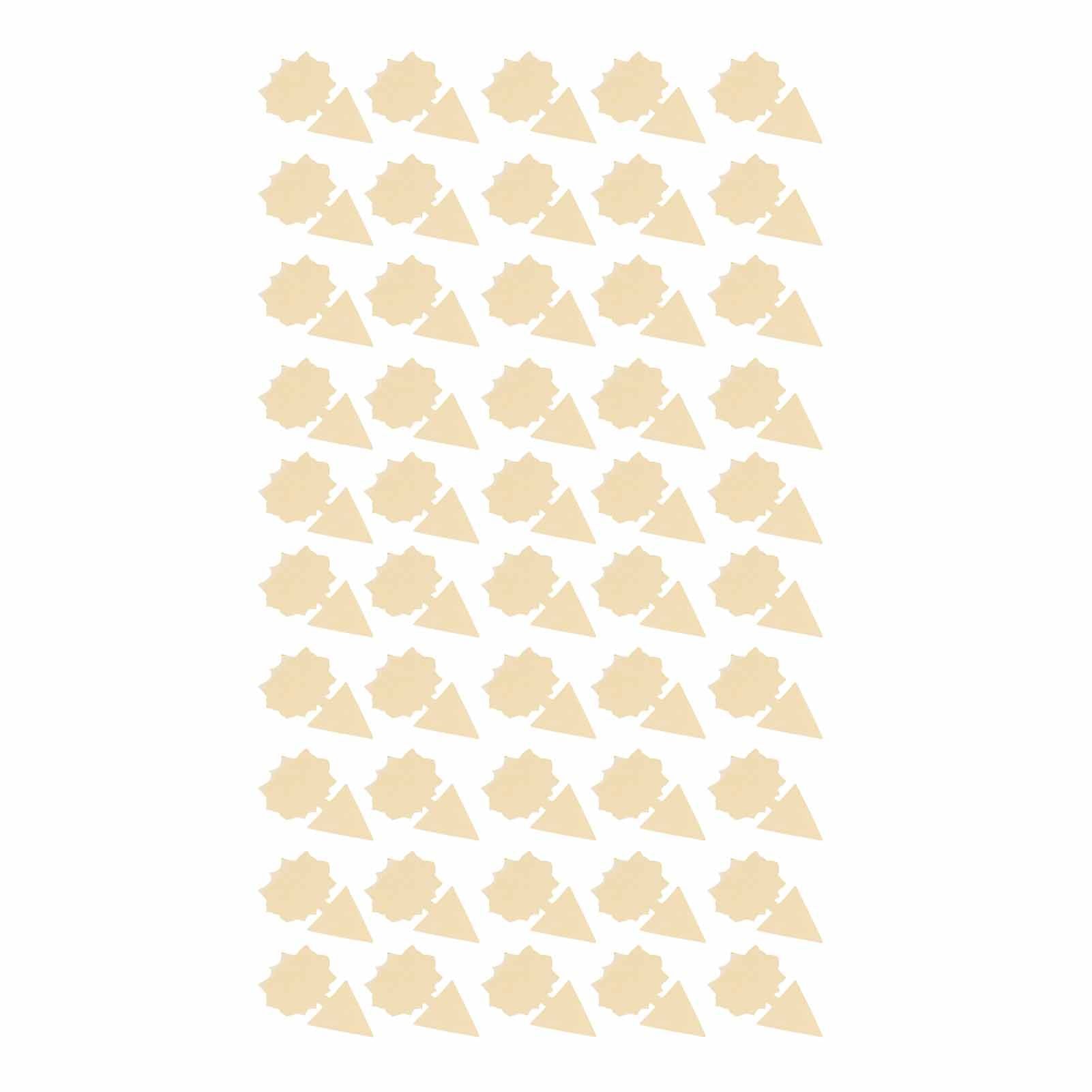 50PCS Double‑Sided Waterproof Bug Fly Stickers Glue Board Flying Insect Glue Traps Catcher