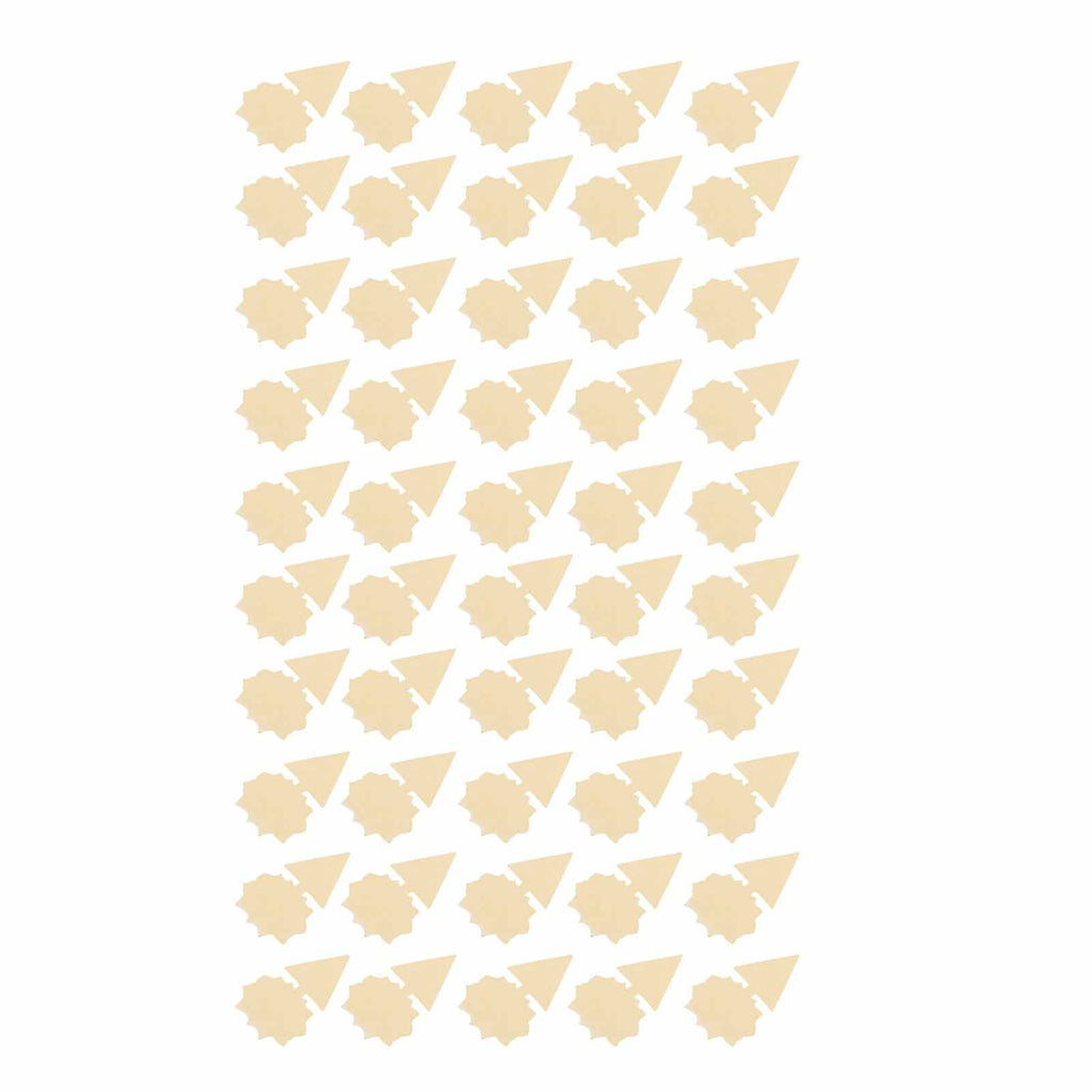 50PCS Double‑Sided Waterproof Bug Fly Stickers Glue Board Flying Insect Glue Traps Catcher