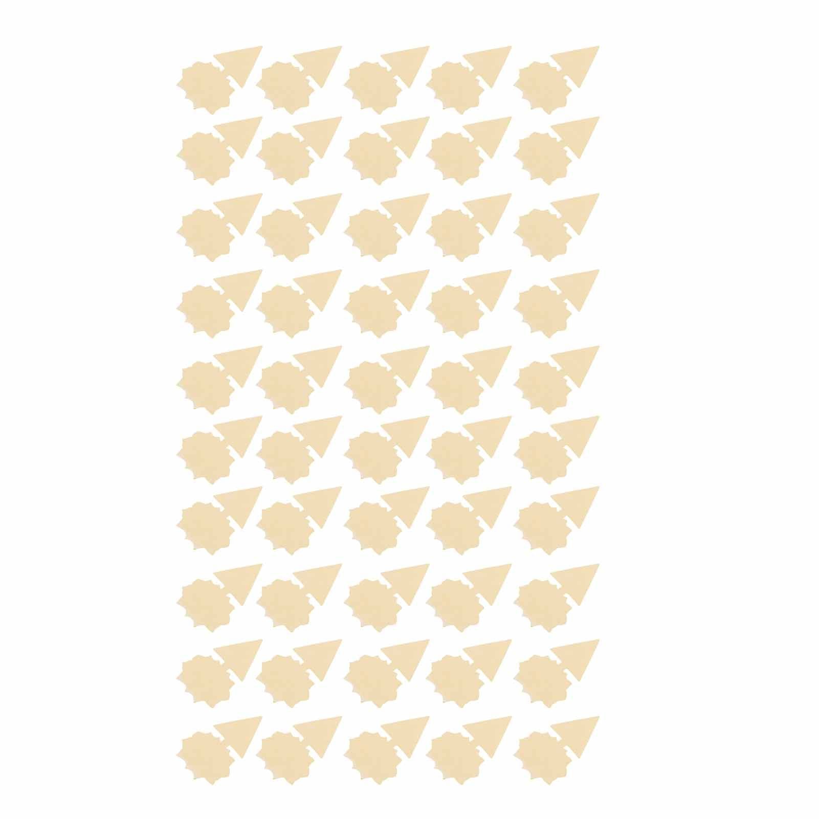 50PCS Double‑Sided Waterproof Bug Fly Stickers Glue Board Flying Insect Glue Traps Catcher
