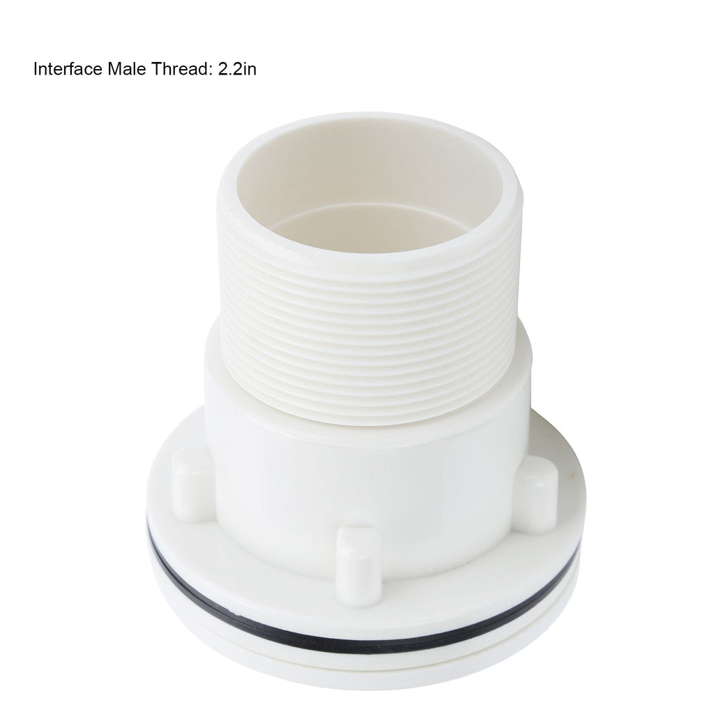 2.2in Male Thread Swimming Pool Suction Nozzle Spa Jet Fittings Water Treatment Equipment