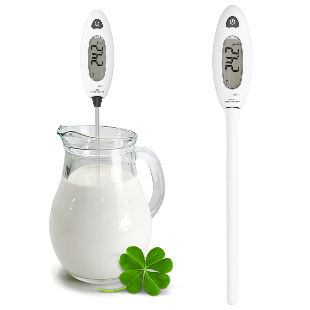 Portable Electronic Thermometer High Accuracy Stainless Steel Probe Temperature Meter for Water Milk Cooking
