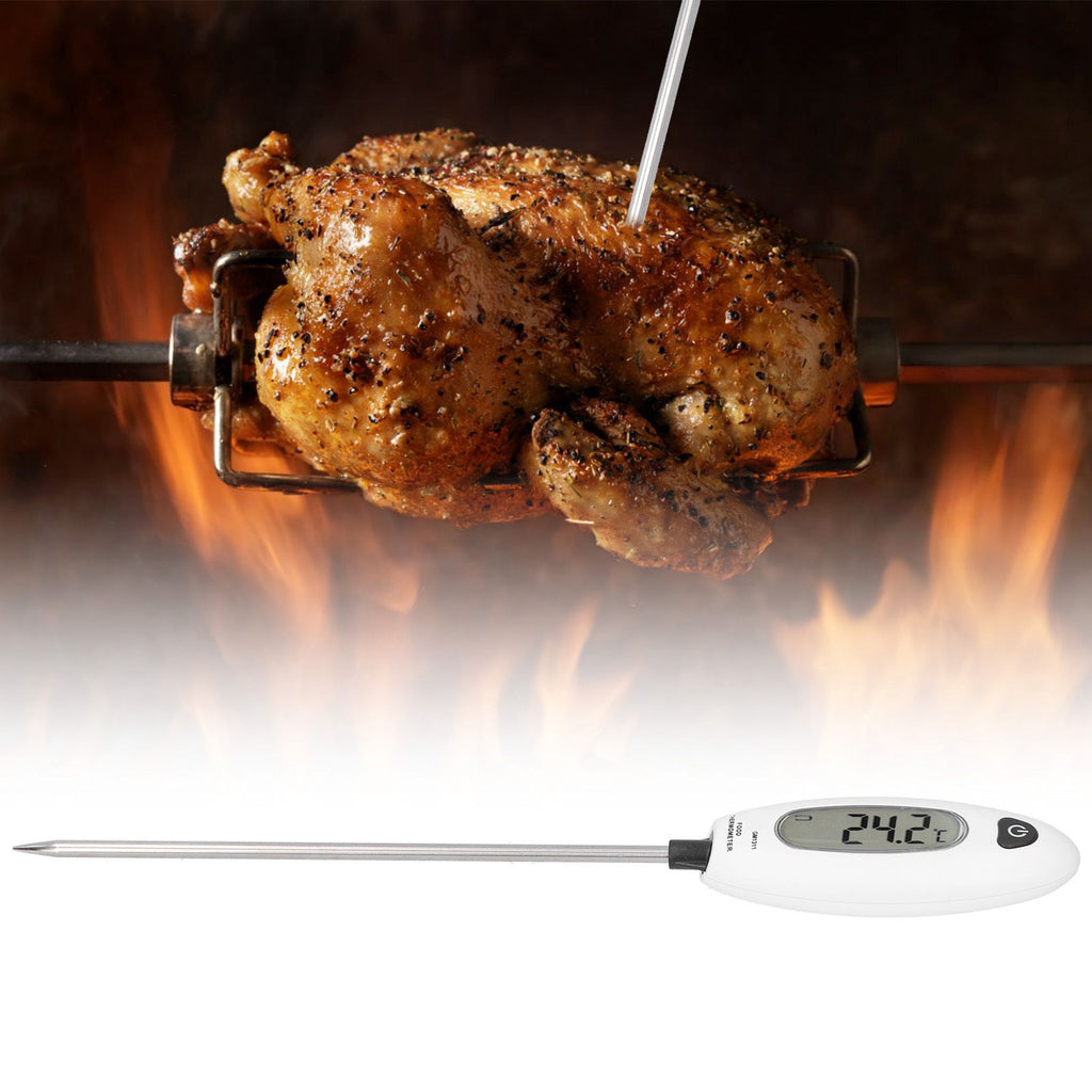 Portable Electronic Thermometer High Accuracy Stainless Steel Probe Temperature Meter for Water Milk Cooking