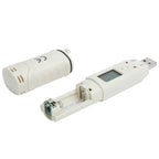 Digital Temperature Humidity Logger Indoor Thermometer Hygrometer Detector Data Recorder W/Alarm