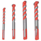 4pcs Multi‑Function Drill Bit Set 6mm/0.24in 8mm/0.31in 10mm/0.39in 12mm/0.47in Hole Opener Tool
