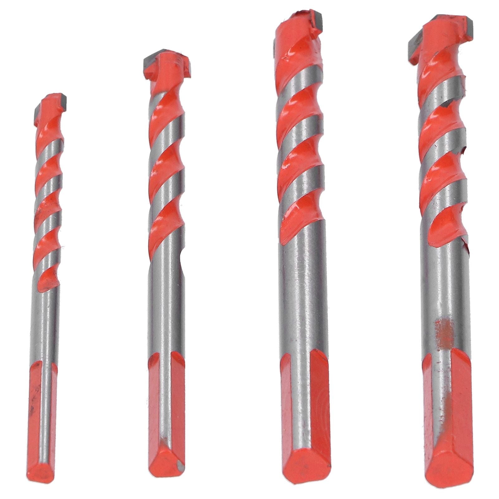 4pcs Multi‑Function Drill Bit Set 6mm/0.24in 8mm/0.31in 10mm/0.39in 12mm/0.47in Hole Opener Tool