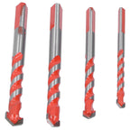 4pcs Multi‑Function Drill Bit Set 6mm/0.24in 8mm/0.31in 10mm/0.39in 12mm/0.47in Hole Opener Tool