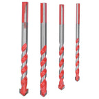 4pcs Multi‑Function Drill Bit Set 6mm/0.24in 8mm/0.31in 10mm/0.39in 12mm/0.47in Hole Opener Tool
