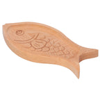 Wooden Plate FishShaped MultiGrain Creative Fruit Dessert Tray Table Box Candy Dish