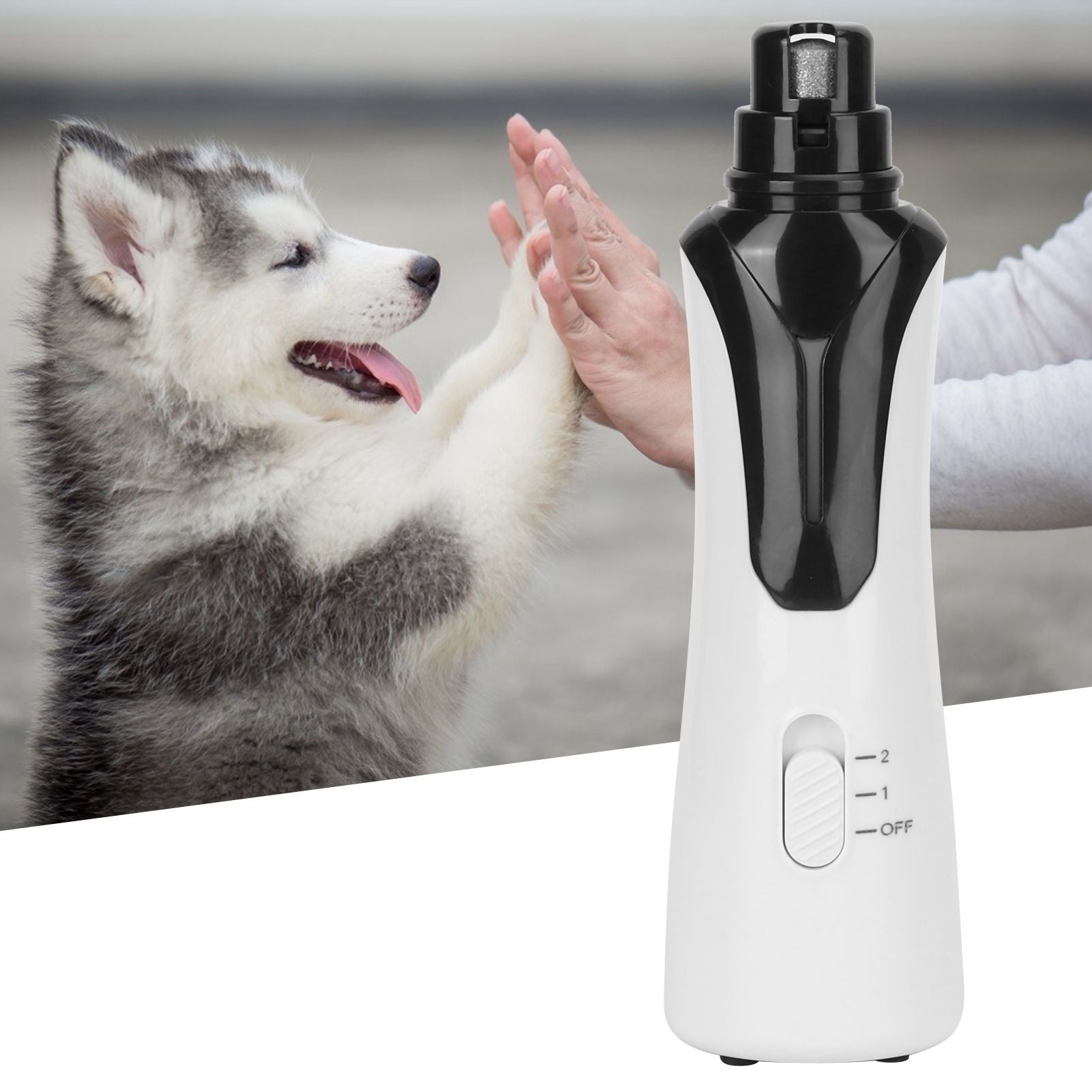 Pet Electric Nail Sharpener for Animal Armor Polisher Adjustable USB with Battery