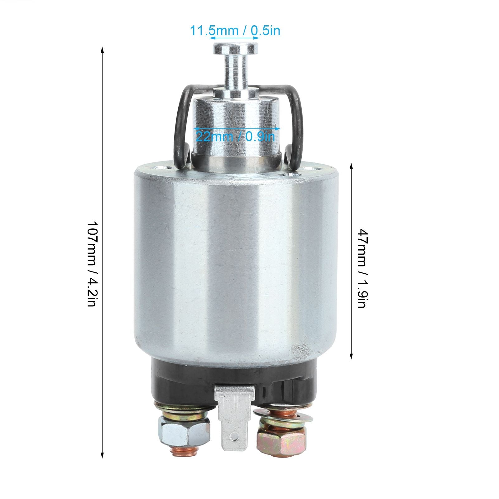 Starter Motor Relay Replacement Tillers Accessory Parts Fit for 170F/173F/178F/186F Round Head