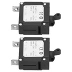 2PCS Power Switch Circuit Breaker Leakage Protector Fit for 168F 170F Gasoline Generator 2KW‑3KW
