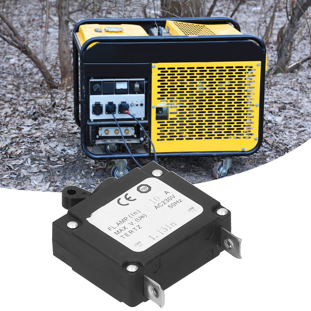 2PCS Power Switch Circuit Breaker Leakage Protector Fit for 168F 170F Gasoline Generator 2KW‑3KW