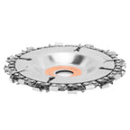 5/8in Grinder Wood Carving Disc Slot Cutting Sawing Blade Woodworking Tool Chain Plate