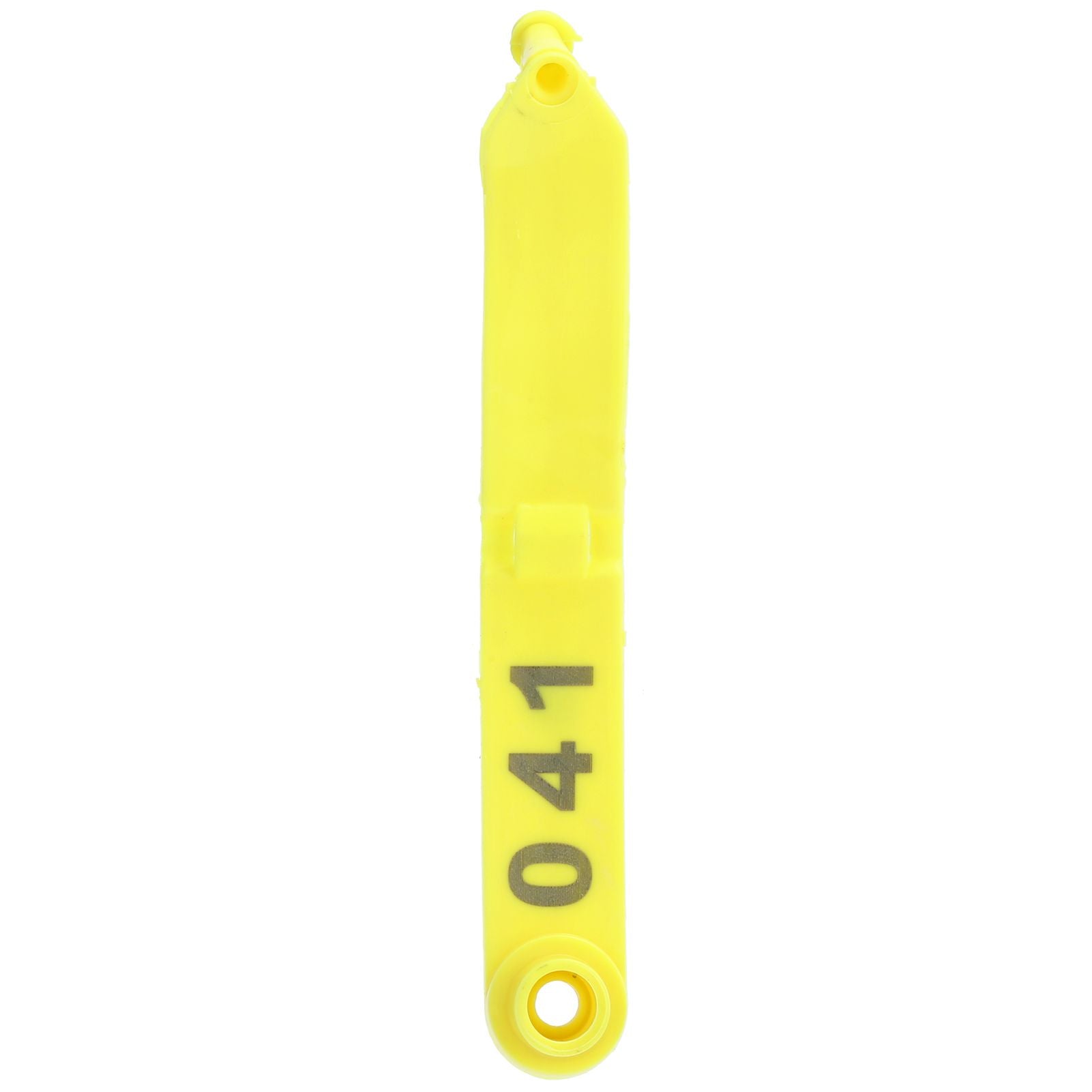 100Pcs Sheep Ear Tag Double Folded Yellow Integrated Number Animal Identification Card
