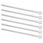 6Pcs Flange Bolt M10x260 Starter Engine Center Flange Bolt Gasoline Generator Replacement Parts