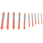 10PCS Multifunctional Drill Bits Set 3/4/5/6/6/8/10/12/14/16mm Triangular Drilling Bit for Wood