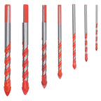 Drill Bit Set Multi Purpose Bits Accessory for Ceramic Tile Concrete Glass Drilling(7Pcs )