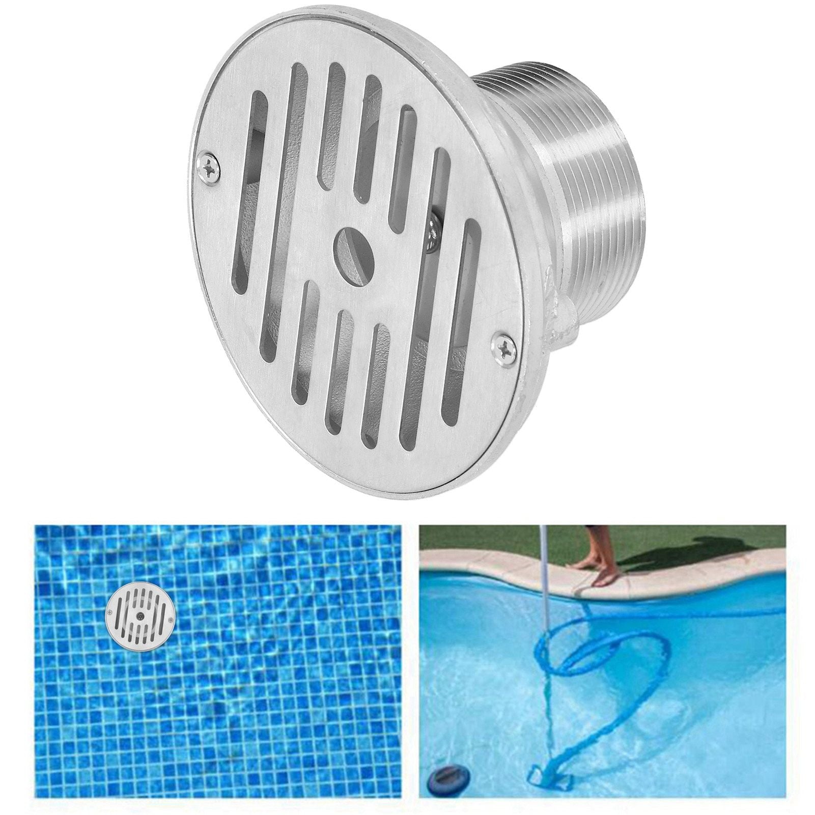2inch Male Thread Swimming Pool Drain Water Overflow Outlet Swimming Pool Accessory