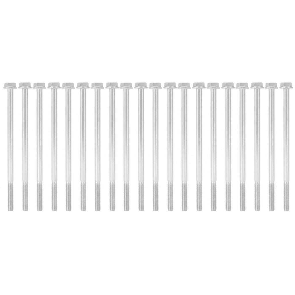 20pcs M6 x 120mm Hex Extended Motor Screw Hex Head Long Screw for Agriculture Household