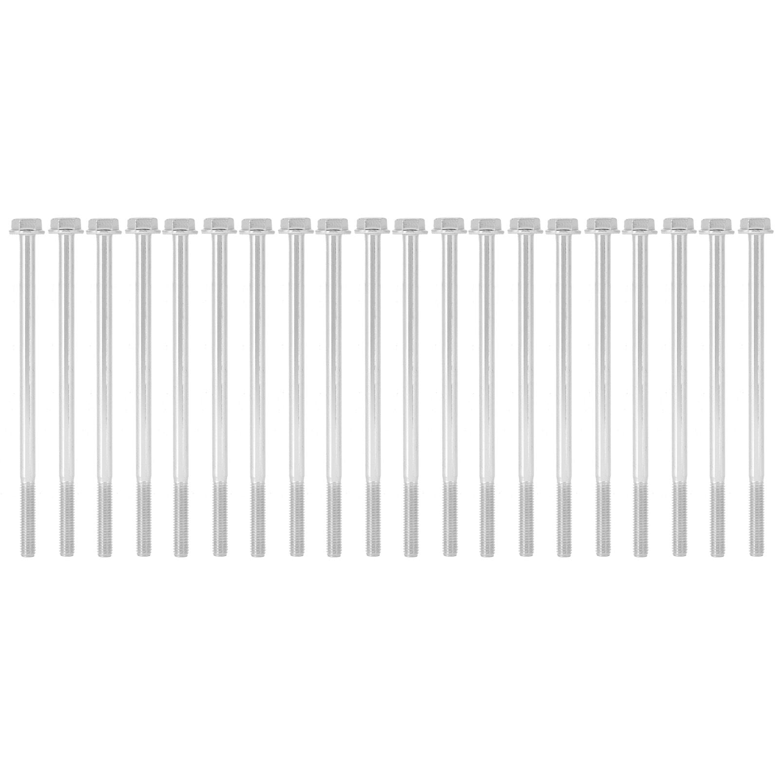 20pcs M6 x 120mm Hex Extended Motor Screw Hex Head Long Screw for Agriculture Household