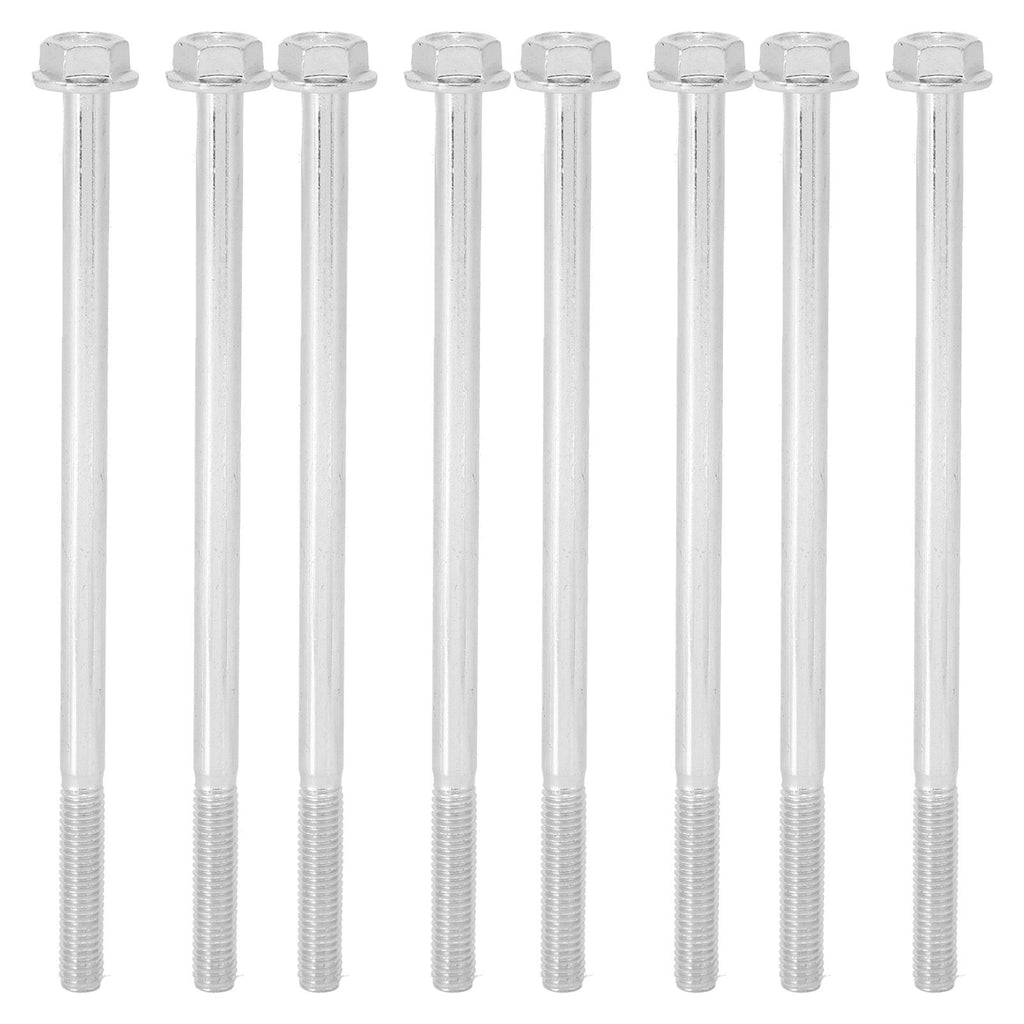20pcs M6 x 120mm Hex Extended Motor Screw Hex Head Long Screw for Agriculture Household