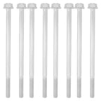 20pcs M6 x 120mm Hex Extended Motor Screw Hex Head Long Screw for Agriculture Household