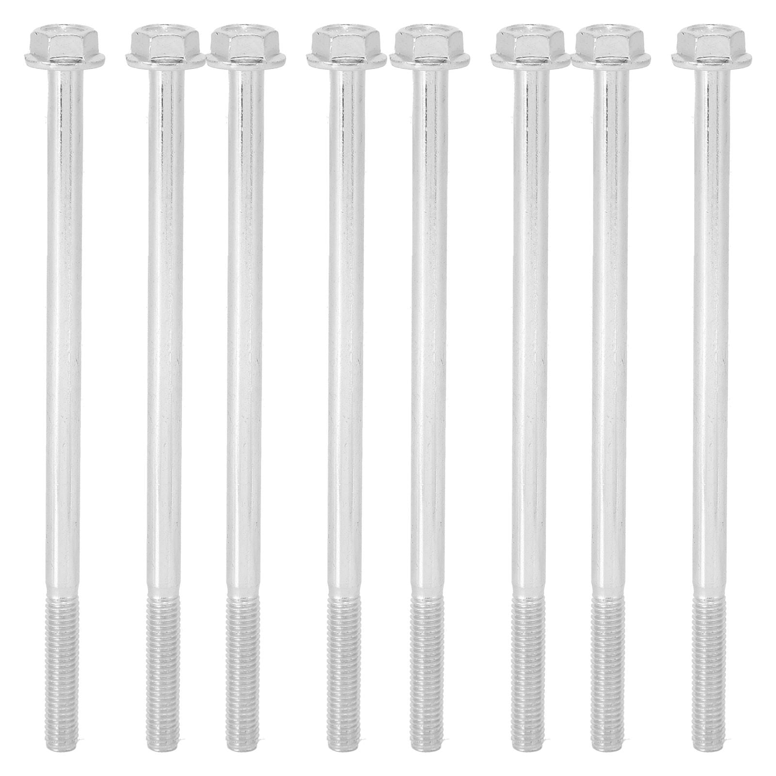20pcs M6 x 120mm Hex Extended Motor Screw Hex Head Long Screw for Agriculture Household