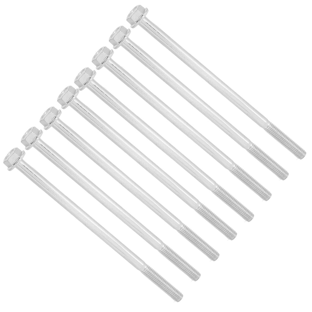 20pcs M6 x 120mm Hex Extended Motor Screw Hex Head Long Screw for Agriculture Household