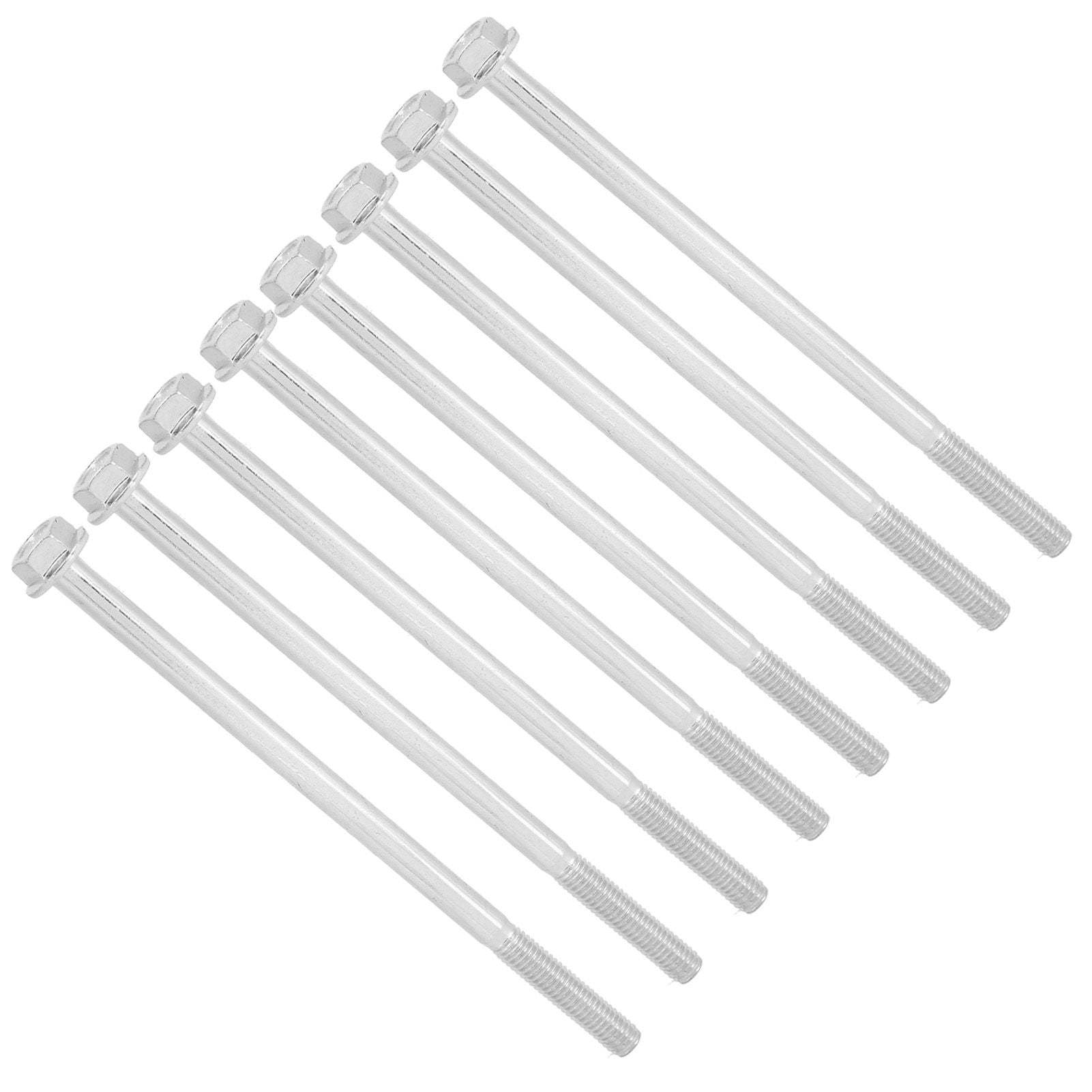 20pcs M6 x 120mm Hex Extended Motor Screw Hex Head Long Screw for Agriculture Household