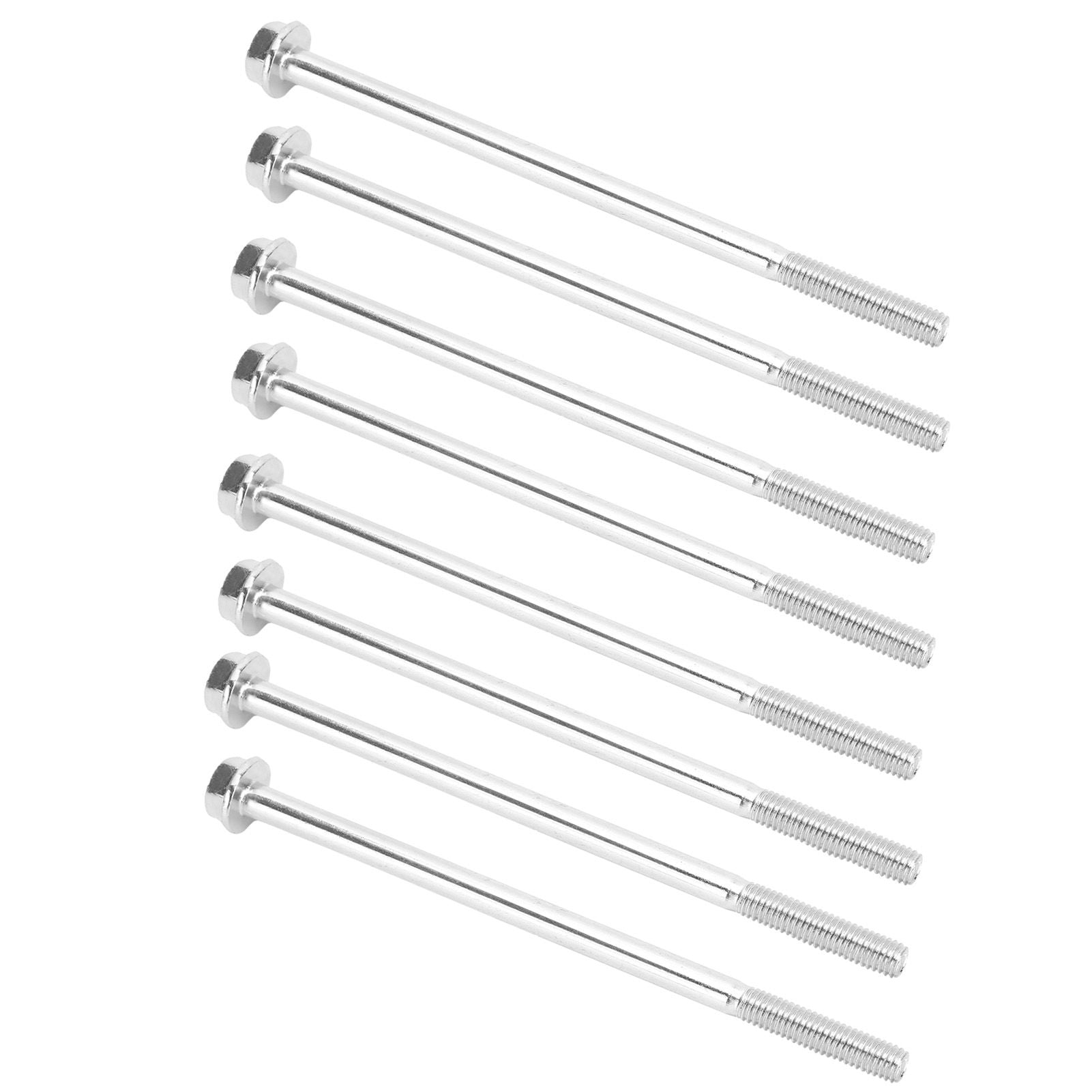 20pcs M6 x 120mm Hex Extended Motor Screw Hex Head Long Screw for Agriculture Household