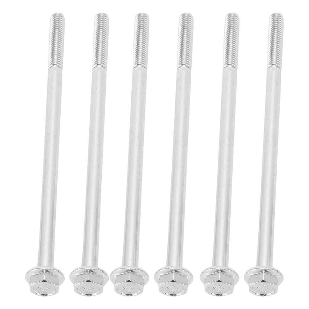 20pcs M6 x 120mm Hex Extended Motor Screw Hex Head Long Screw for Agriculture Household