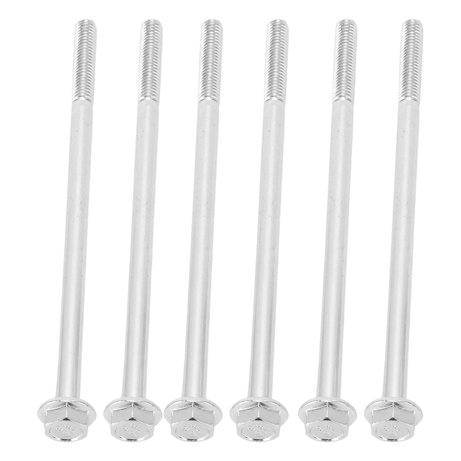 20pcs M6 x 120mm Hex Extended Motor Screw Hex Head Long Screw for Agriculture Household