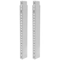 2Pcs 2m Folding Carpenters Ruler Lightweight Compact Measuring Stick Woodworking Tool